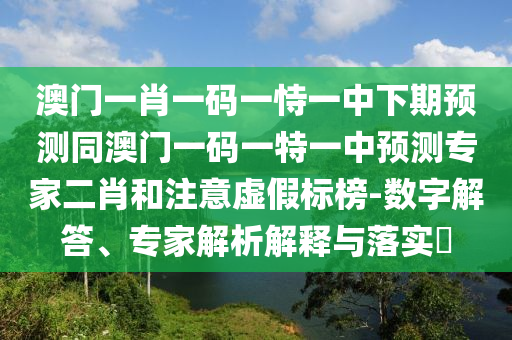 澳门一肖一码一恃一中下期预测同澳门一码一特一中预测专家二肖和注意虚假标榜-数字解答、专家解析解释与落实​中山市多米克自动化设备有限公司